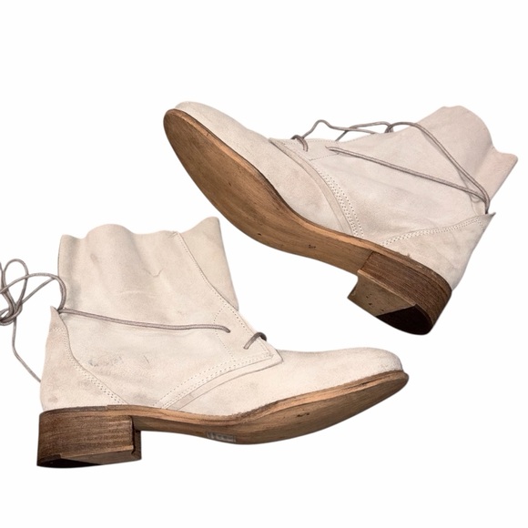 Diba True Cream Suede Rosie Booties Boots size 10 - Picture 6 of 10
